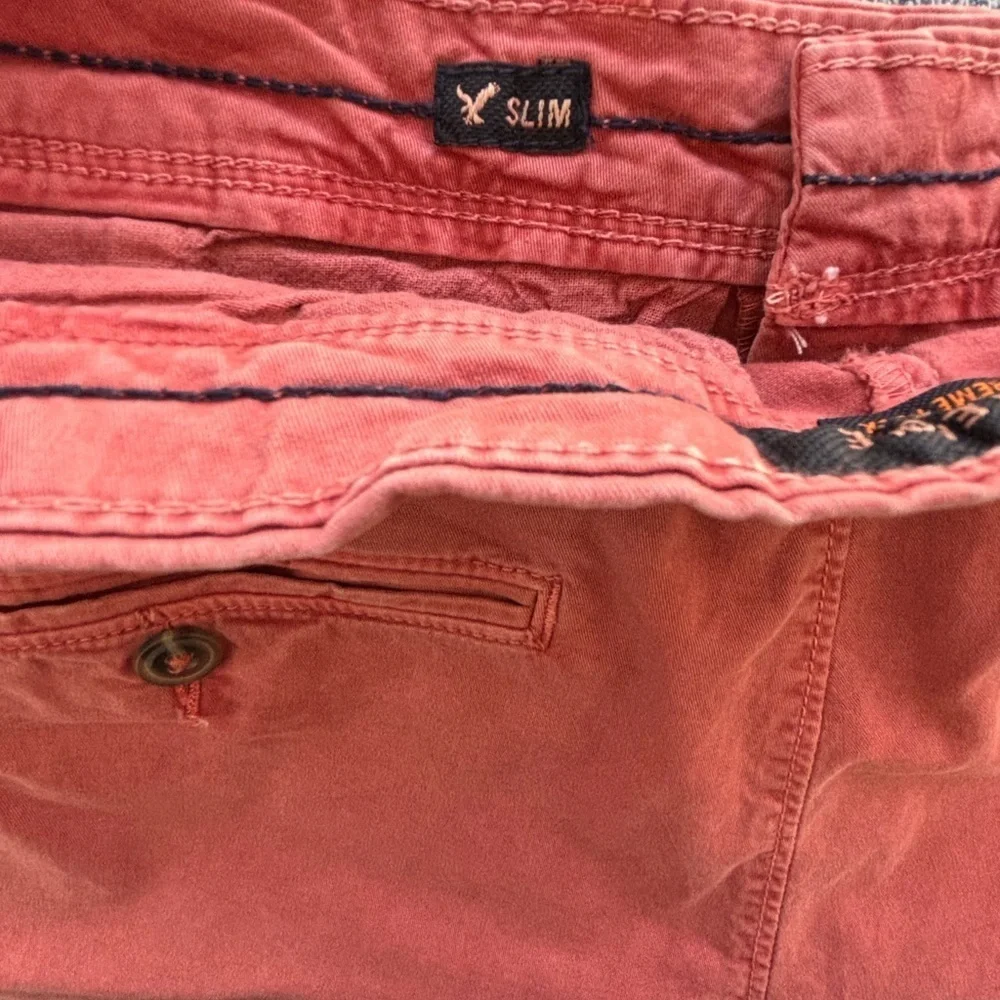 American Eagle Outfitters Red‎ Flat Front Shorts - Picture 7 of 8